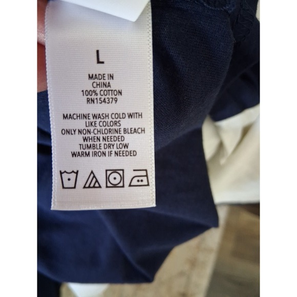 Aeropostale Boyfriend Crop Rugby Polo Top Womens Size‎ Large Preppy Academia - Picture 8 of 8